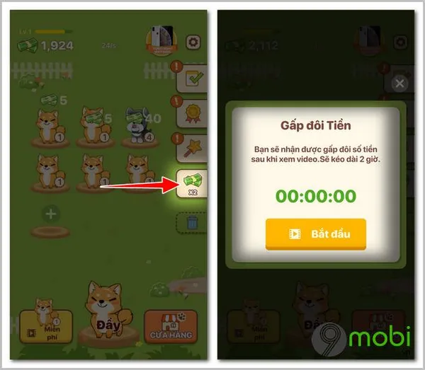 game kiếm tiền - Puppy Town